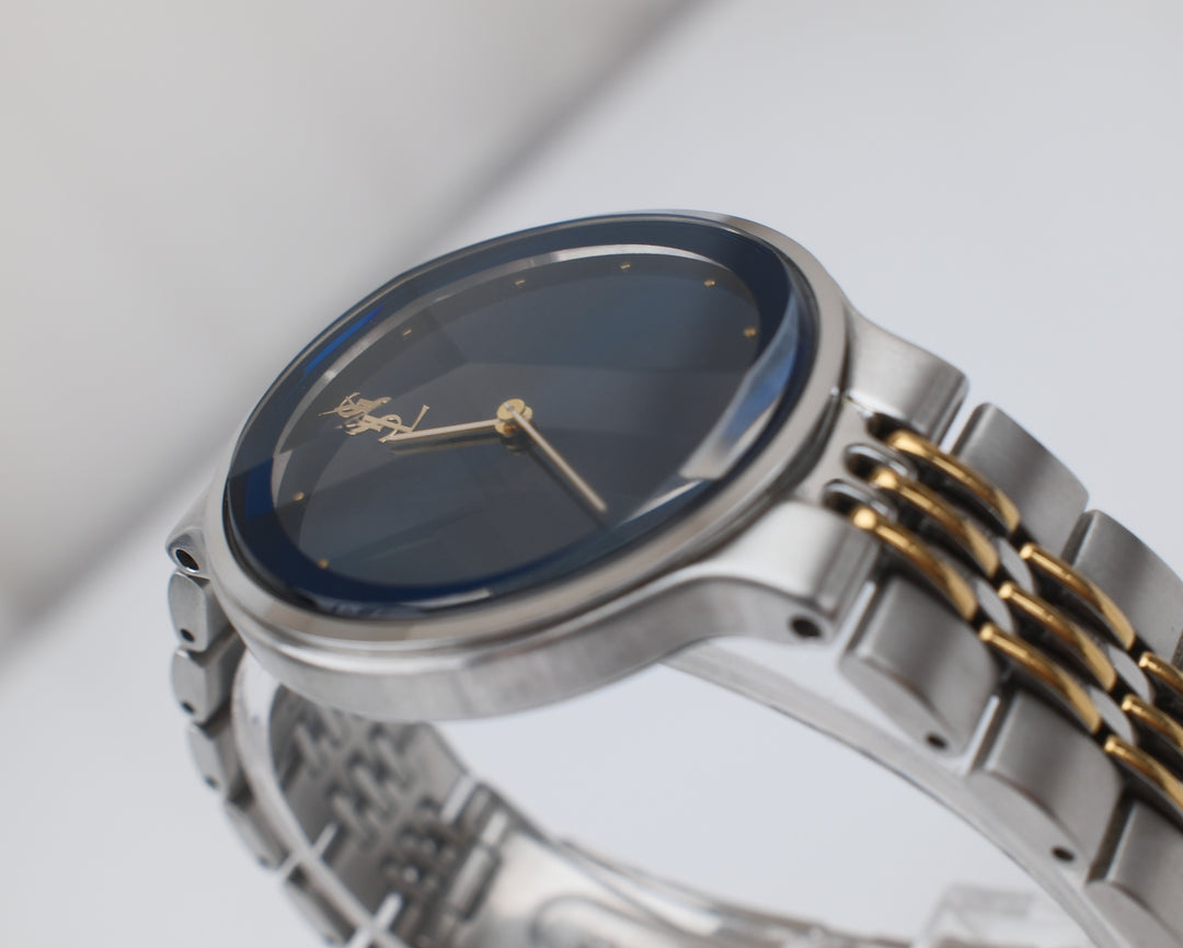 YSL Minimalist Round Watch ✨｜Clean Dial × Slim Case × Modern Vintage Aesthetic
