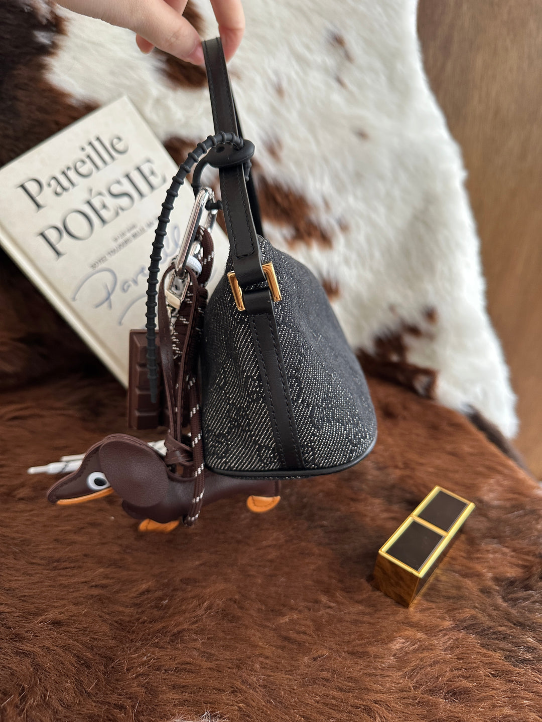 Gucci Denim GG Mini Baguette 🤎✨｜Classic Compact・Crossbody Ready