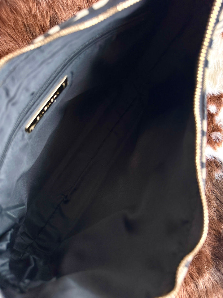 Givenchy Monogram Hobo Bag 😻✨｜Canvas & Leather Mix・Lightweight Carry・Spacious Interior
