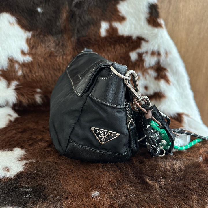 Prada Hobo Flap Bag ✨｜Sporty Nylon Design × Leather Trim Detail × Functional Multi-Pocket