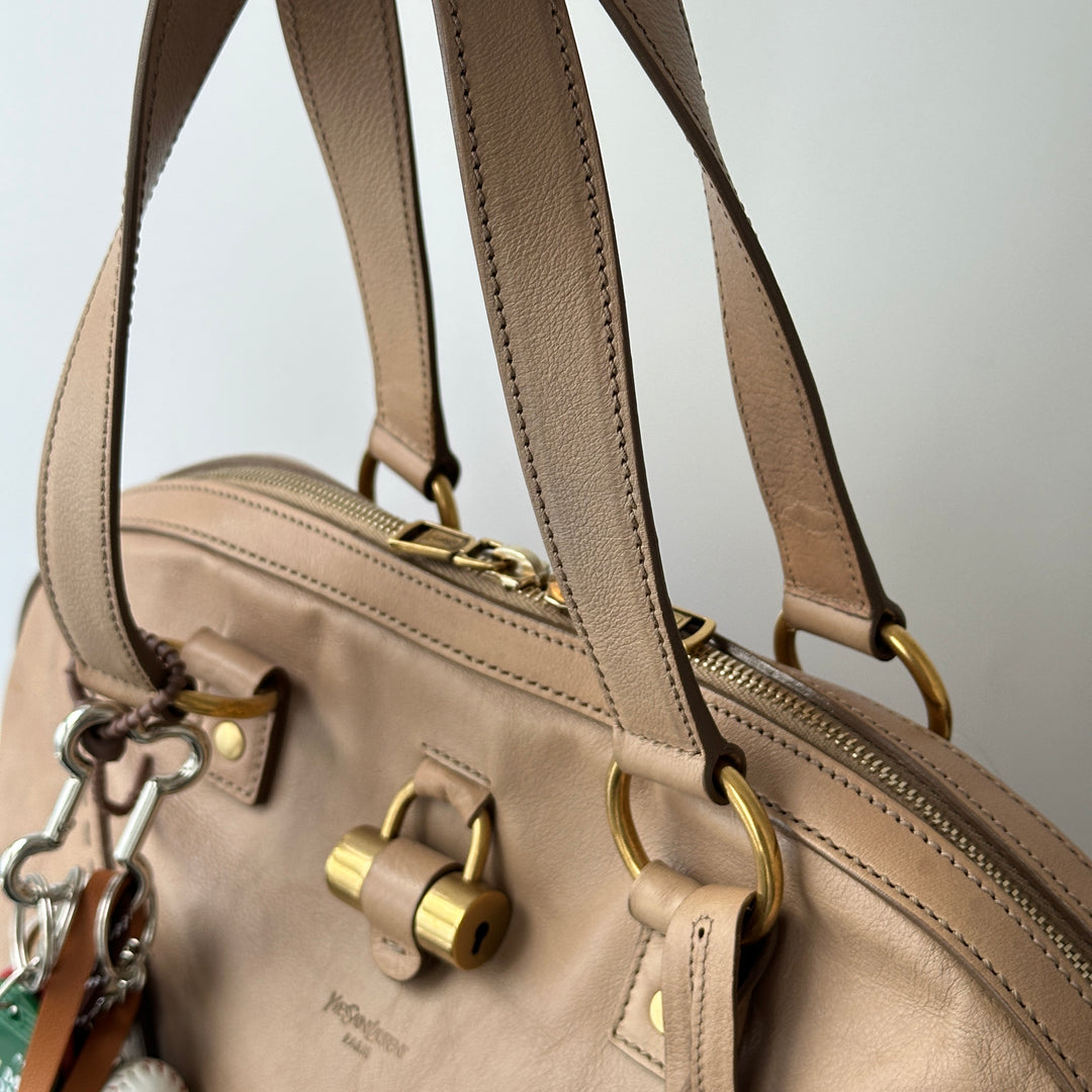 YSL Leather Hobo Bag 🤎｜Oversized Y Panel × Spacious Laptop Fit × Soft Cowhide Leather