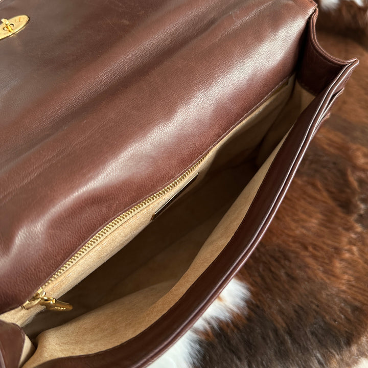 Bottega Veneta Intrecciato Top Handle Bag 🤎｜Signature Intrecciato Weave × Rich Brown & Khaki Leather × Elegant Top Handle