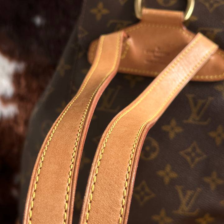 Louis Vuitton Monogram Backpack 🤎｜Iconic Monogram Canvas × Classic Drawstring Flap × Great Value Vintage Find