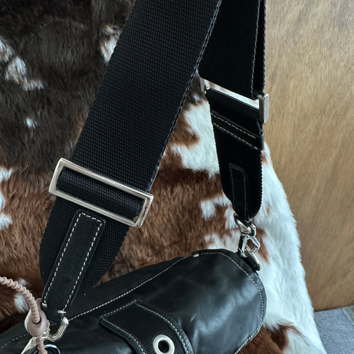 Prada Hobo Flap Bag ✨｜Sporty Nylon Design × Leather Trim Detail × Functional Multi-Pocket