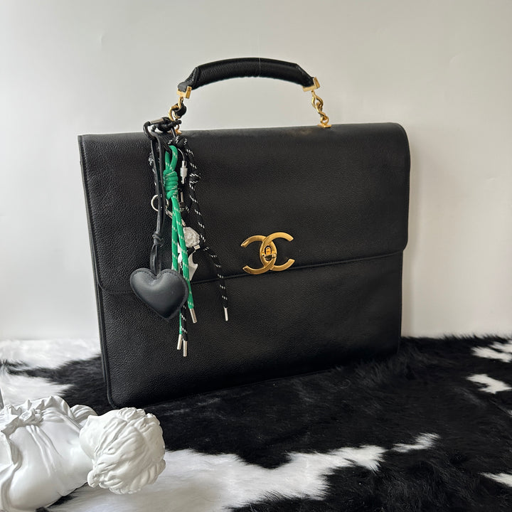 CHANEL Caviar Leather Business Bag 🖤｜Luxurious Caviar Leather × Elegant CC Turn-Lock × Timeless Business Classic