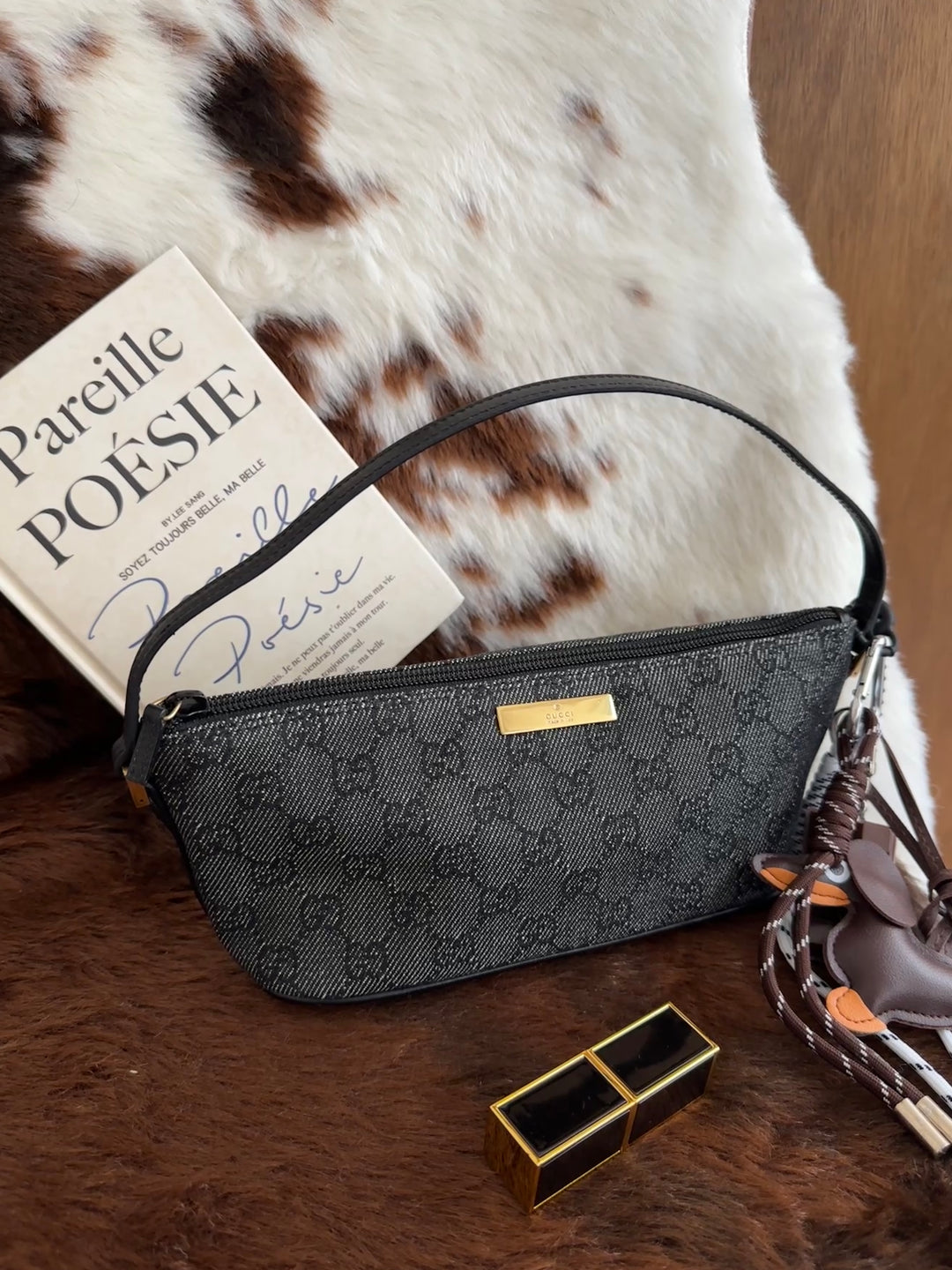 Gucci Denim GG Mini Baguette 🤎✨｜Classic Compact・Crossbody Ready