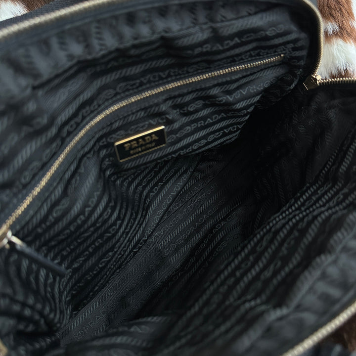 PRADA Nylon Small Tote Bag 🖤｜Black & Gold Details × Lightweight Nylon × Everyday Versatility