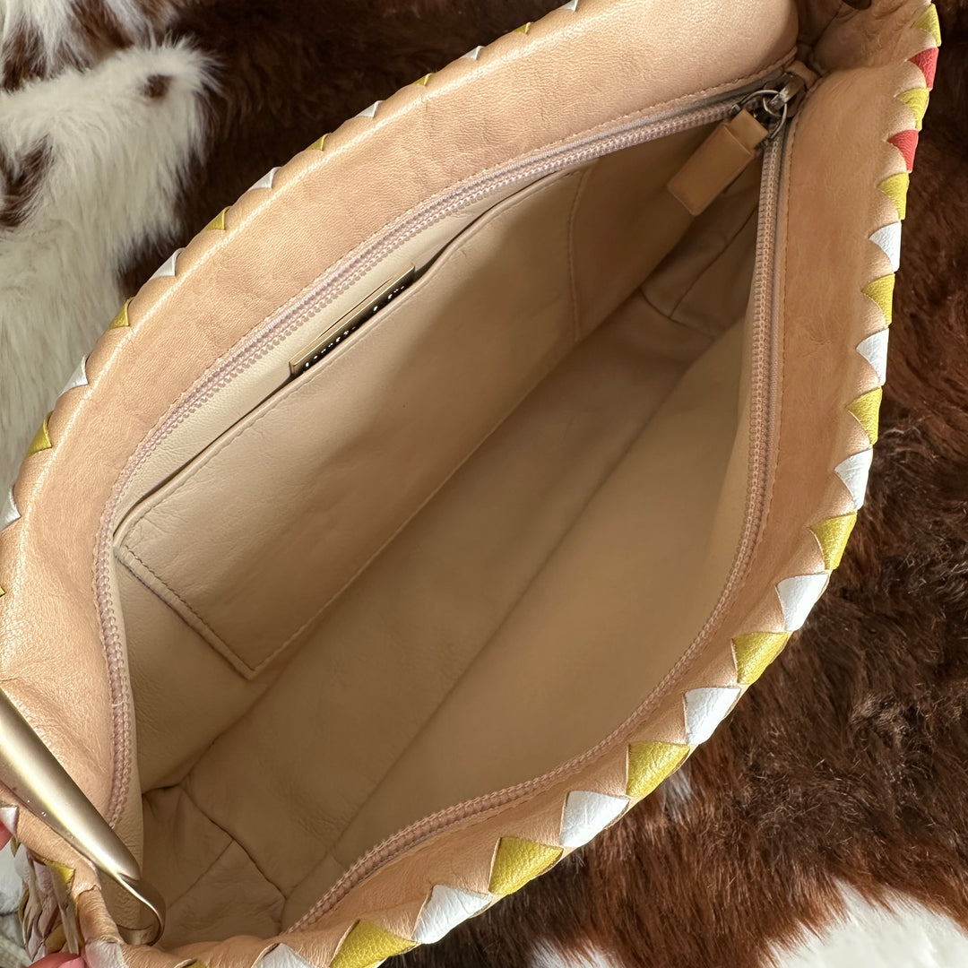 Bottega Veneta Intrecciato Hobo Bag 💛｜Signature Intrecciato Weave × Playful Multicolor Design × Lightweight Everyday Style