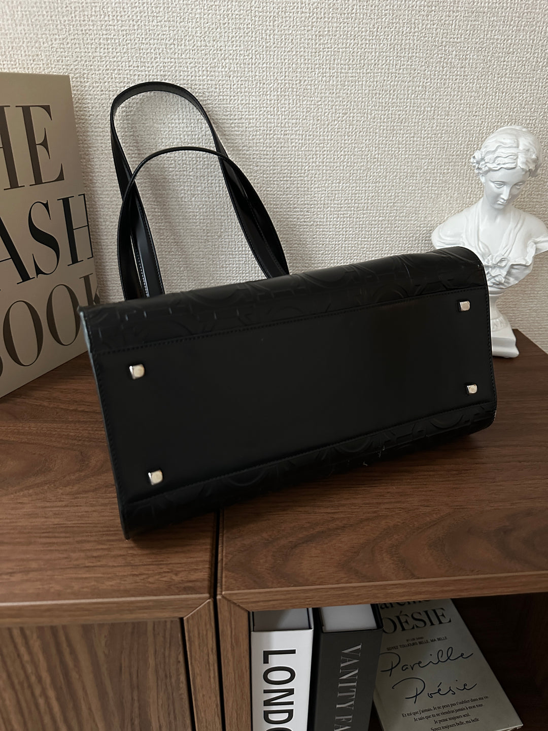 Ferragamo So Black Monogram Box Bag 🖤✨
