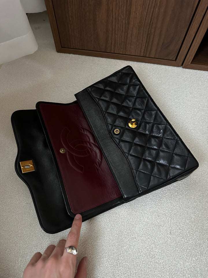 CHANEL CF Double Flap Paris Limited 25 🖤✨ Pristine Condition