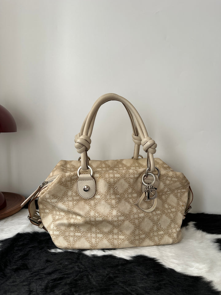 Lady Dior Vintage PVC Tote 🤎✨ | Retro-Chic, Lightweight & Surprisingly Practical