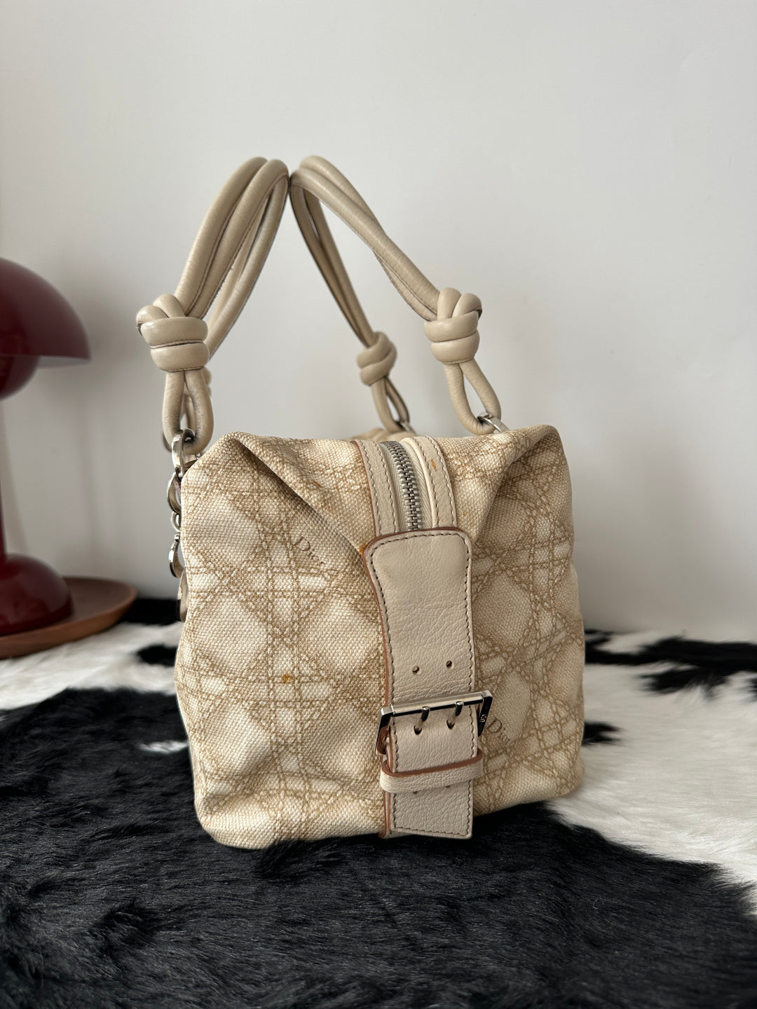 Lady Dior Vintage PVC Tote 🤎✨ | Retro-Chic, Lightweight & Surprisingly Practical