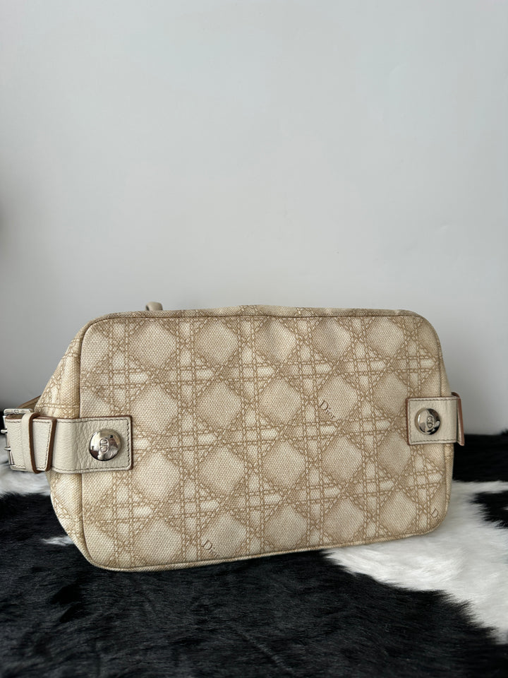 Lady Dior Vintage PVC Tote 🤎✨ | Retro-Chic, Lightweight & Surprisingly Practical