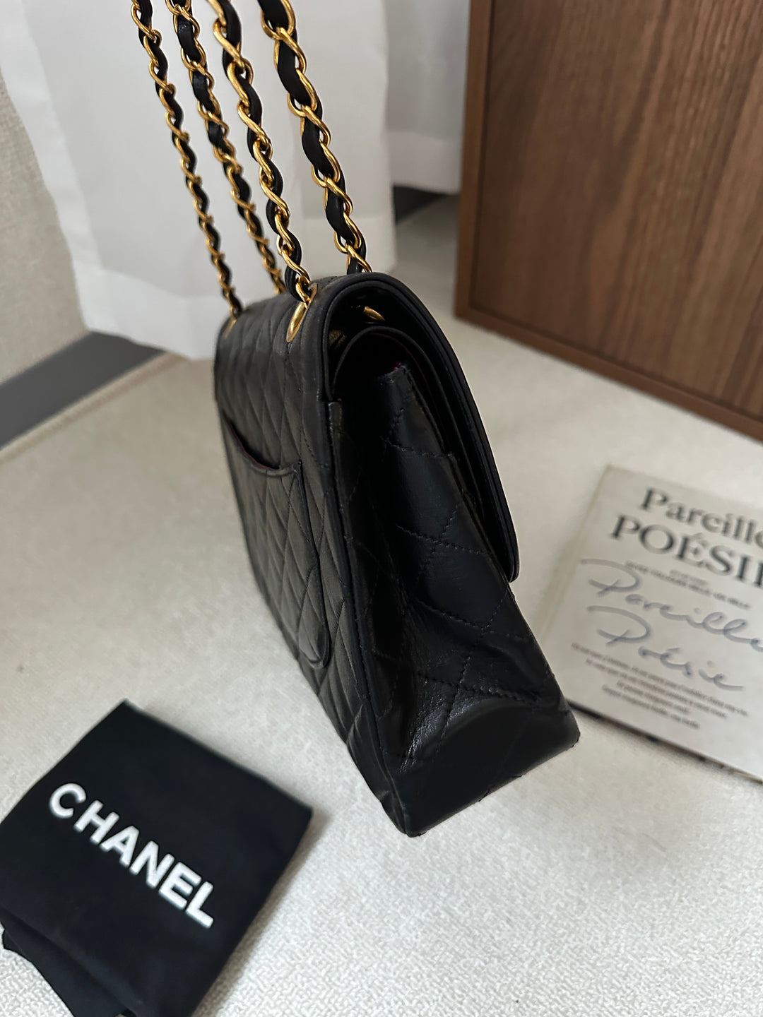 CHANEL CF Double Flap Paris Limited 25 🖤✨ Pristine Condition