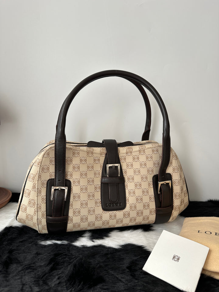 Loewe “Monogram UFO” Shoulder Bag 🤎✨ | Rare Vintage Shape & Beautifully Preserved