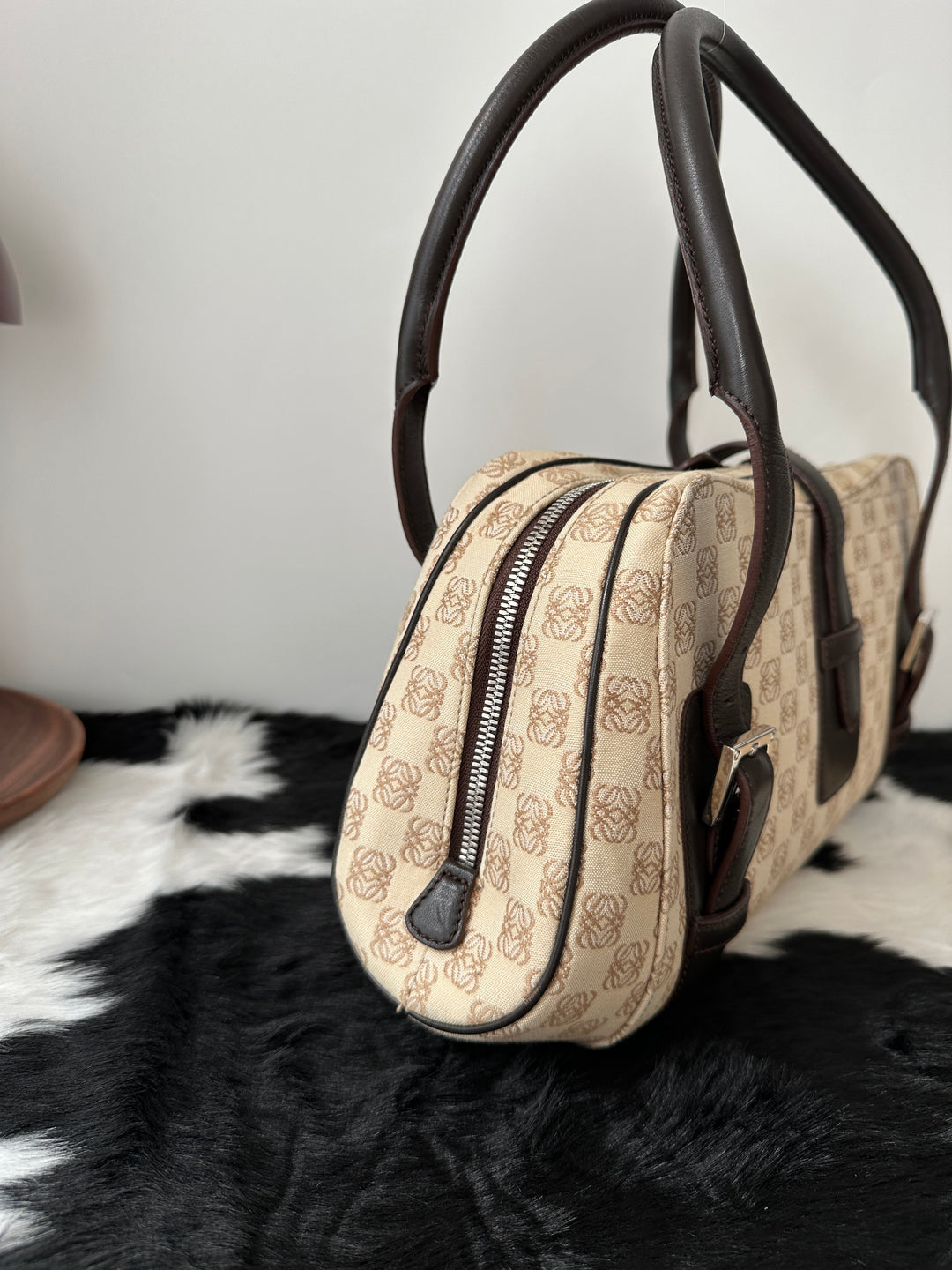 Loewe “Monogram UFO” Shoulder Bag 🤎✨ | Rare Vintage Shape & Beautifully Preserved