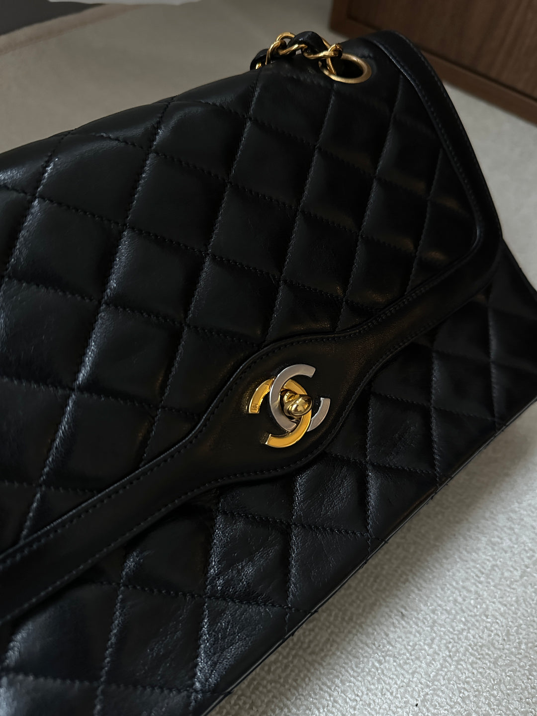 CHANEL CF Double Flap Paris Limited 25 🖤✨ Pristine Condition