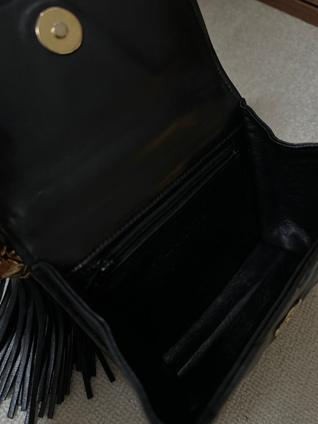 CHANEL Pineapple Clasp Tassel Mini Bag 🖤✨ Ultra Rare