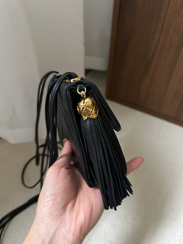 CHANEL Pineapple Clasp Tassel Mini Bag 🖤✨ Ultra Rare