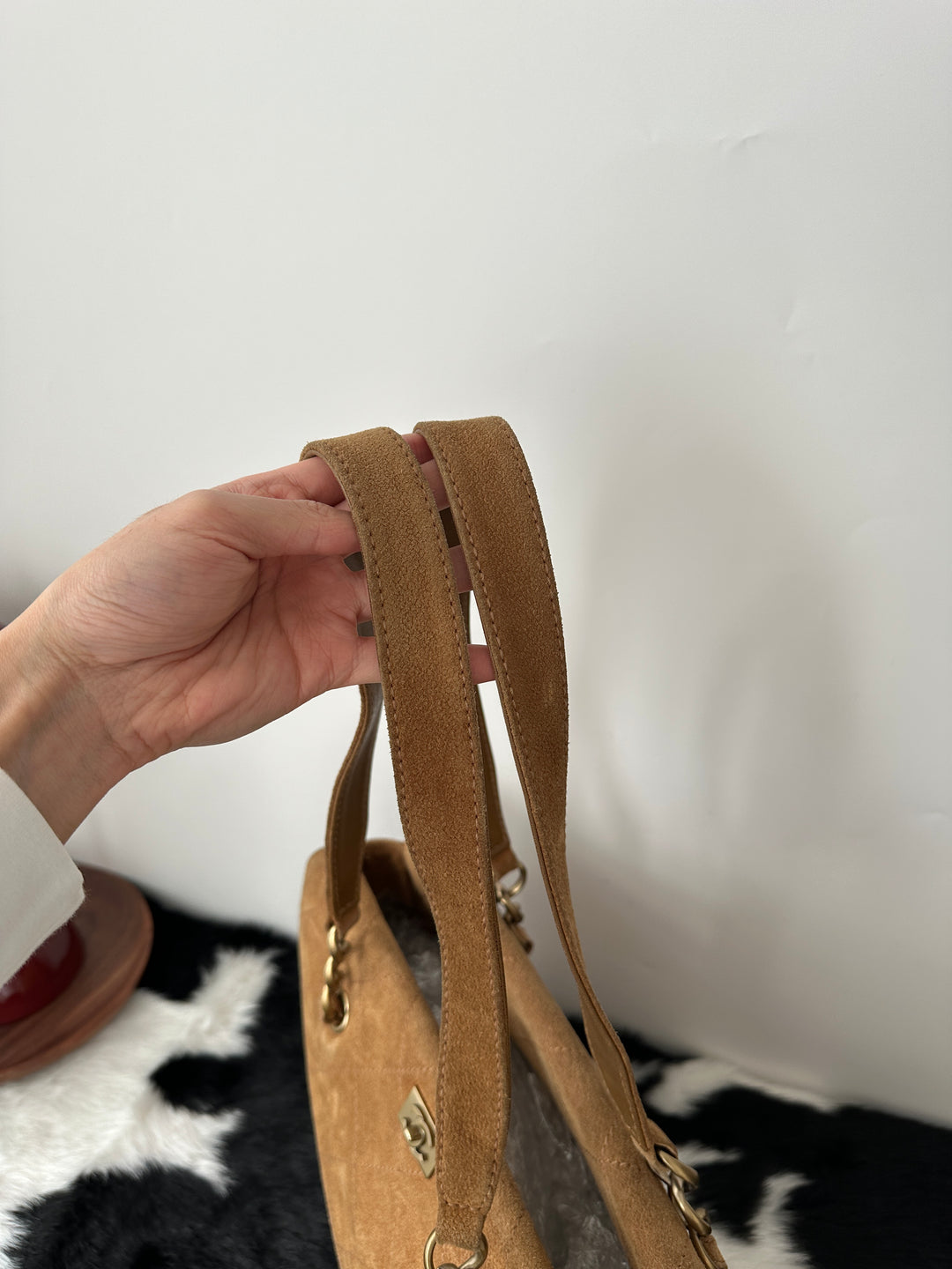 Chanel Suede Leather Shoulder Bag｜Matte CC Hardware × Soft Suede Texture × Spacious Multi-Compartment Interior 🤎✨