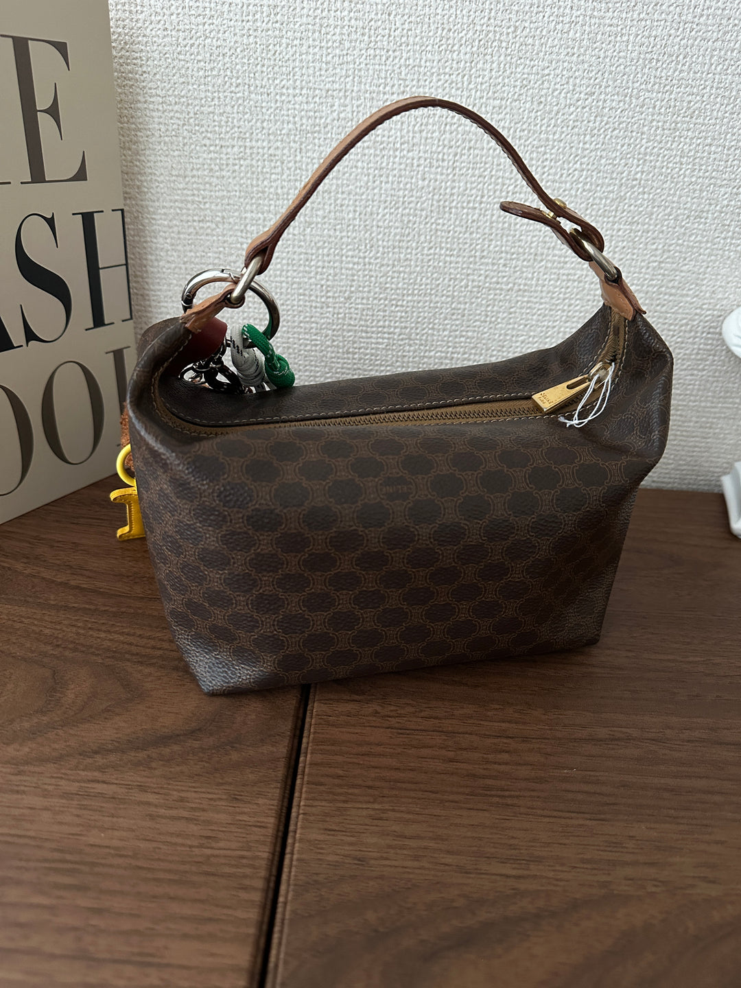 CELINE Triomphe Monogram Mini Hobo 🤎✨ Rare Vintage Find