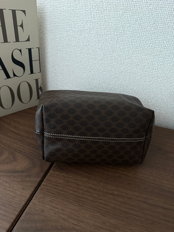 CELINE Triomphe Monogram Mini Hobo 🤎✨ Rare Vintage Find