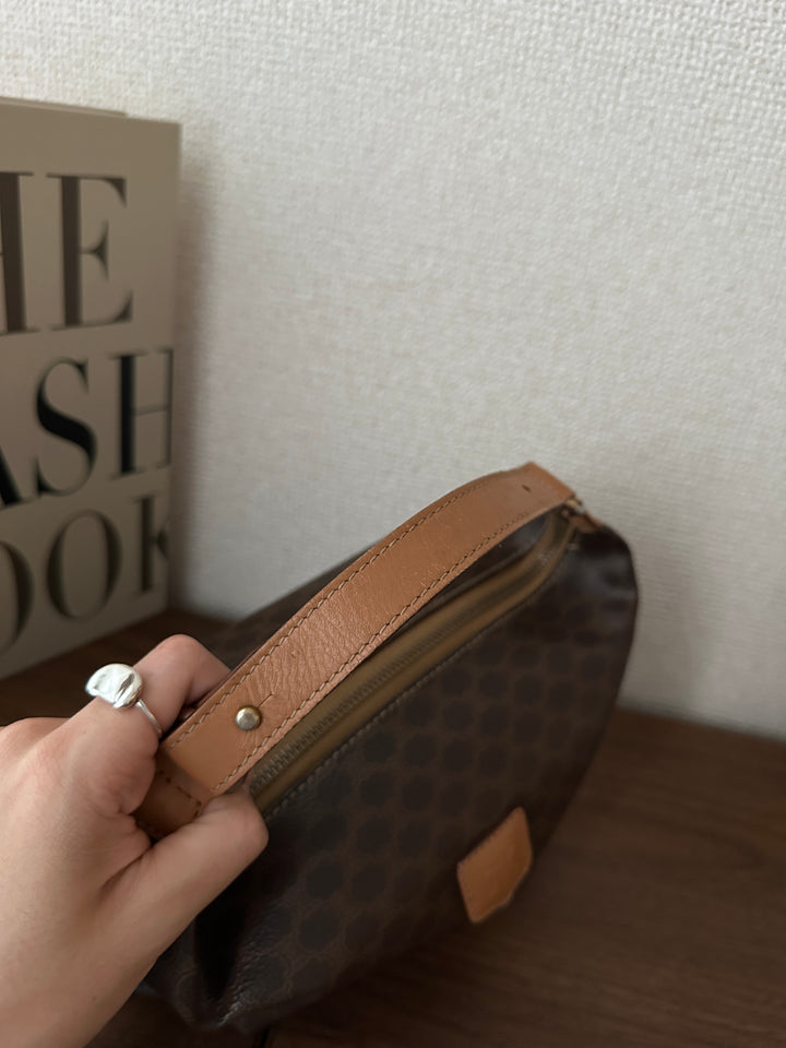 CELINE Triomphe Monogram Mini Hobo 🤎✨ Rare Vintage Find