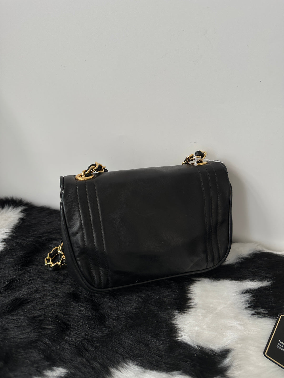 CHANEL CC Leather Chain Bag｜Black Lambskin Elegance × Vintage Gold Chain × Daily Chic Essential 🖤✨🔥