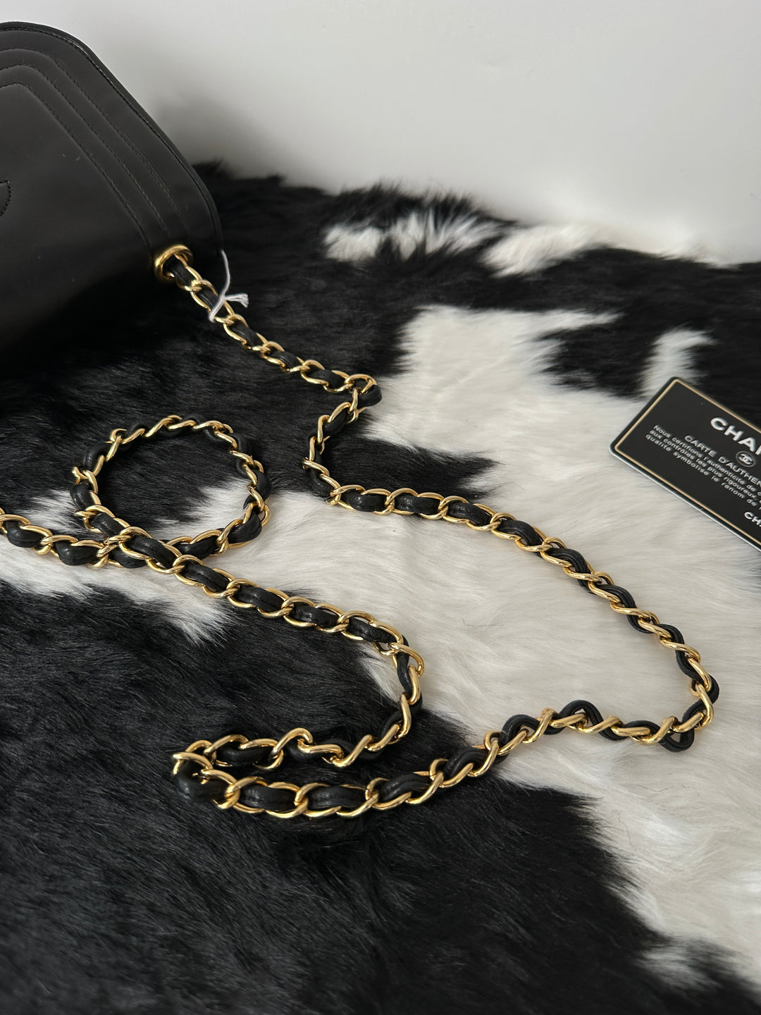 CHANEL CC Leather Chain Bag｜Black Lambskin Elegance × Vintage Gold Chain × Daily Chic Essential 🖤✨🔥