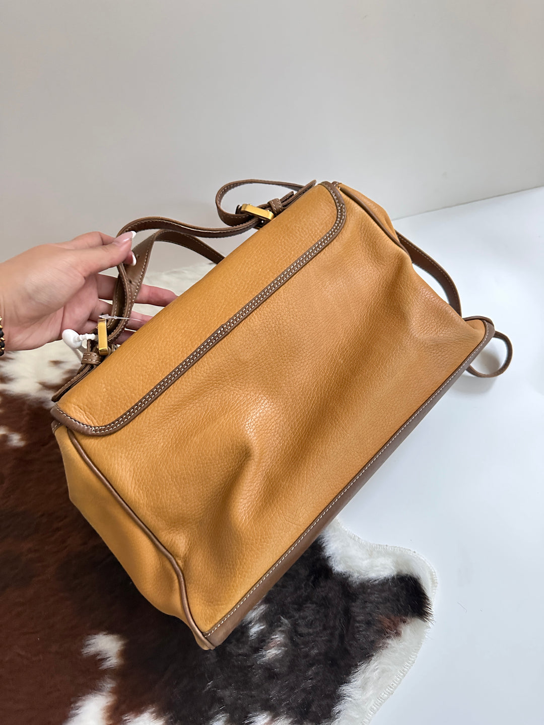 Loewe Caramel Soft Brief Satchel 🍯 | Effortless Craftsmanship Meets Everyday Ease