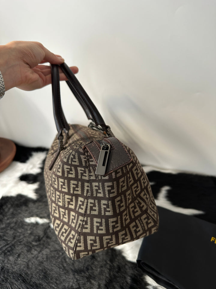 Fendi Vintage “Zucca Baguette Boston” 🐾🤎 | Iconic Monogram & Everyday Practical