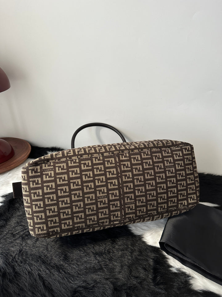 Fendi Vintage “Zucca Baguette Boston” 🐾🤎 | Iconic Monogram & Everyday Practical