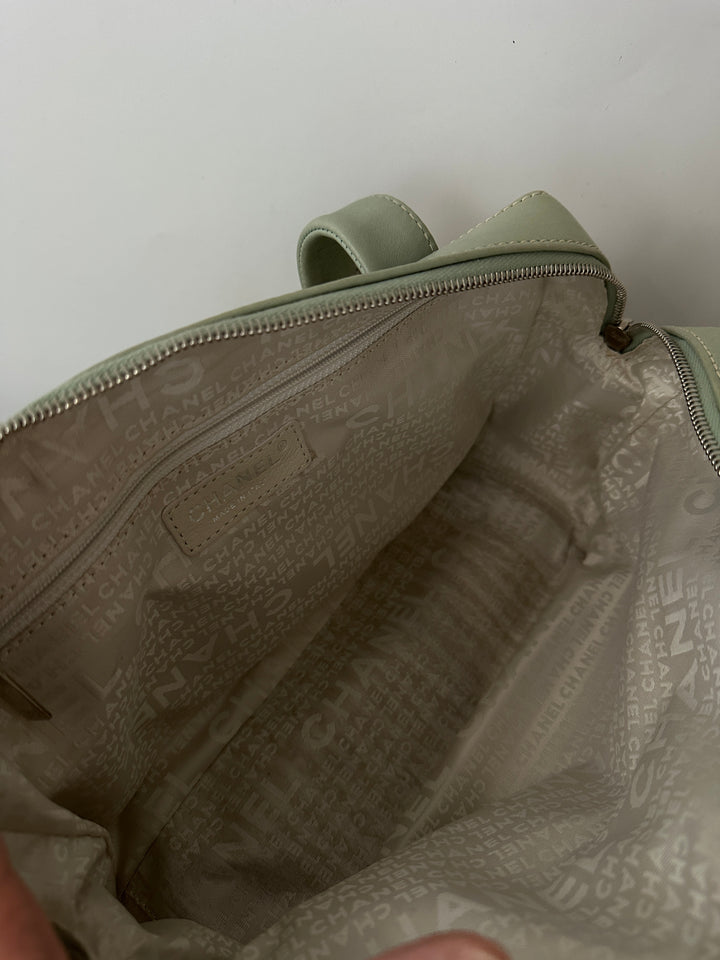 CHANEL Mint & Milk Shoulder Bag｜Soft Pastel Green × Woven Texture × Year-Round Freshness 🥛💚✨