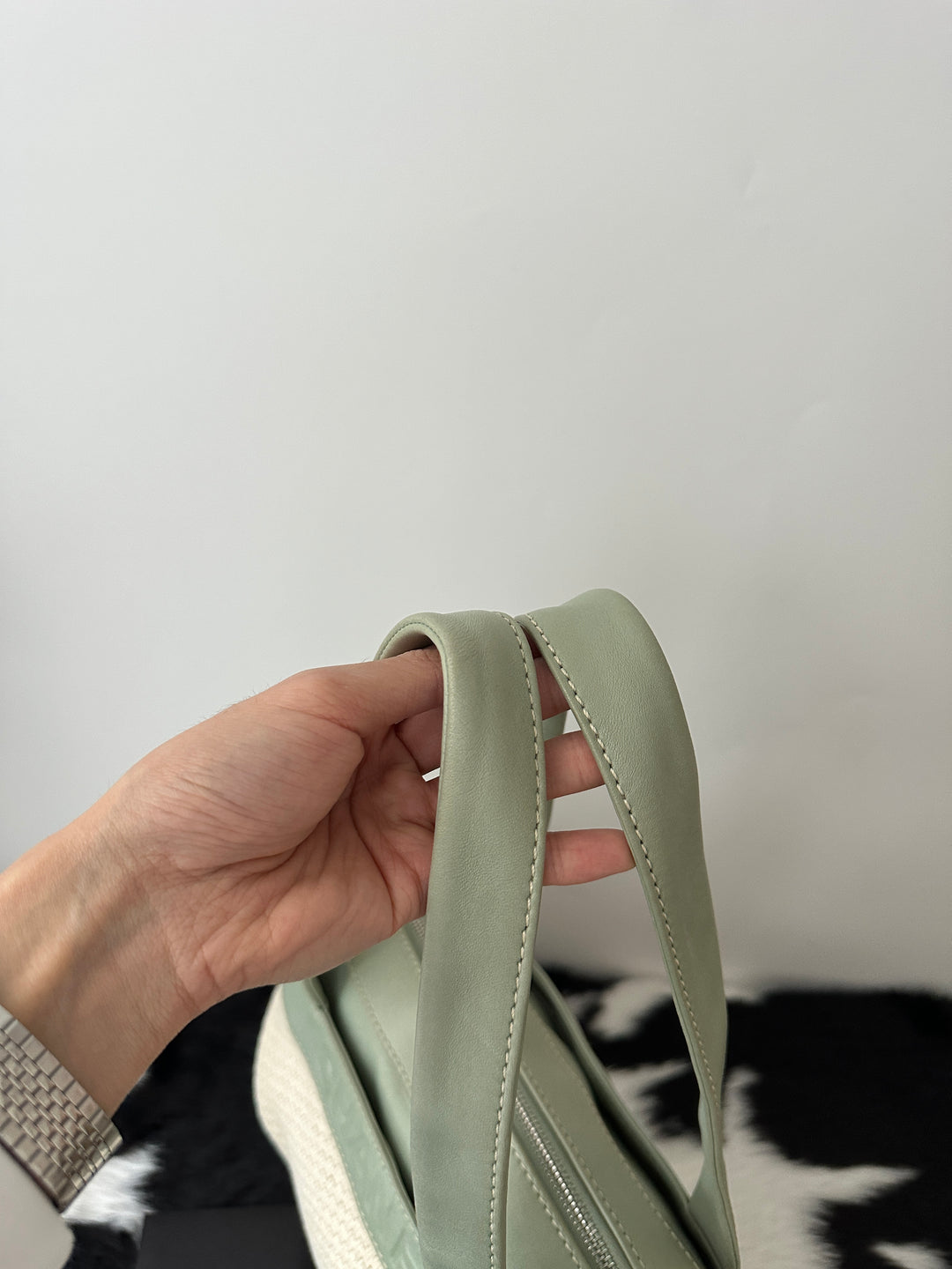 CHANEL Mint & Milk Shoulder Bag｜Soft Pastel Green × Woven Texture × Year-Round Freshness 🥛💚✨