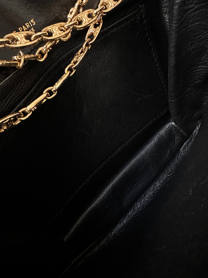 CELINE Planet Series Triomphe Chain Bag – Detachable Orb Chain × 2-in-1 Accessory 🖤