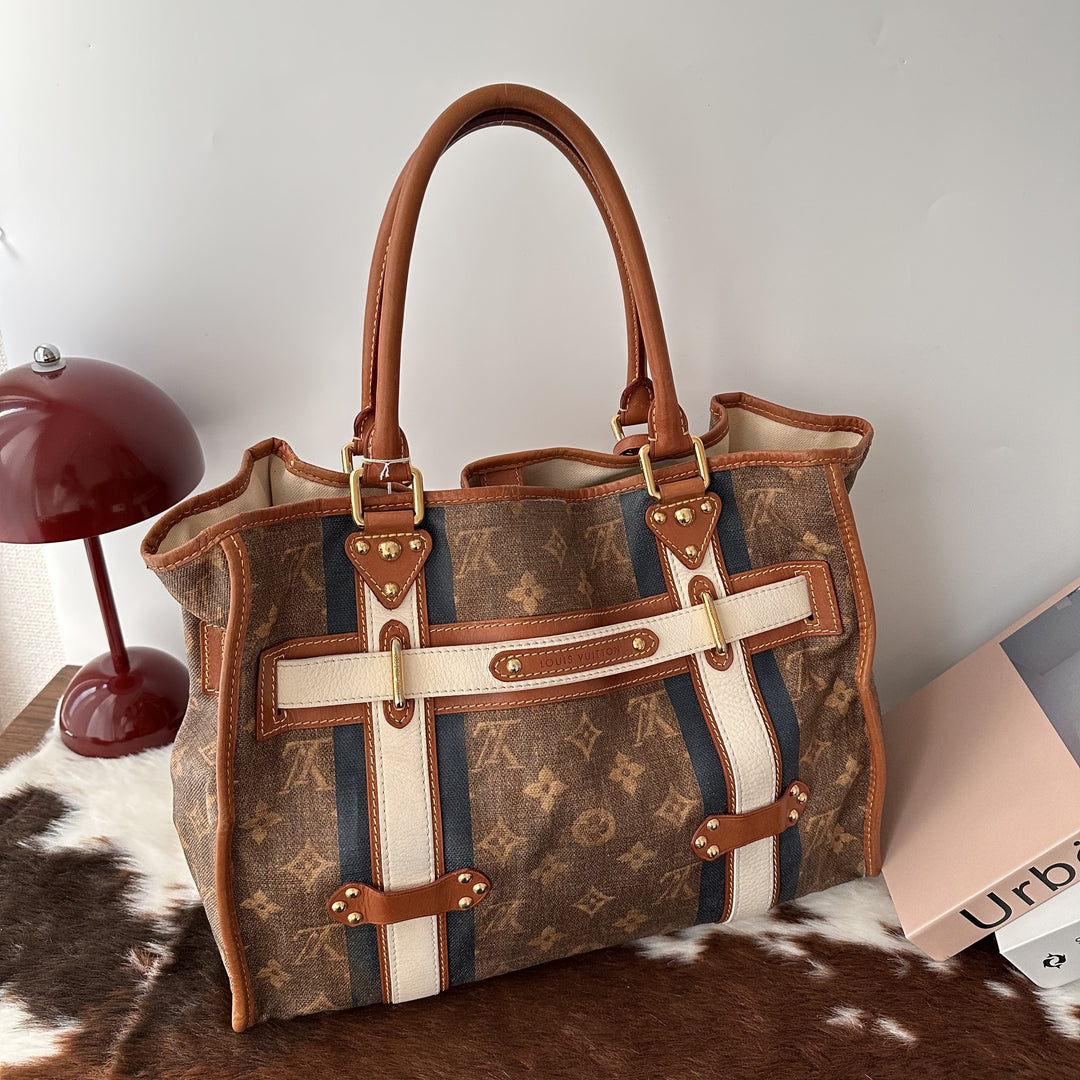 Louis Vuitton Limited Edition Monogram “Birkin” Style Tote Bag