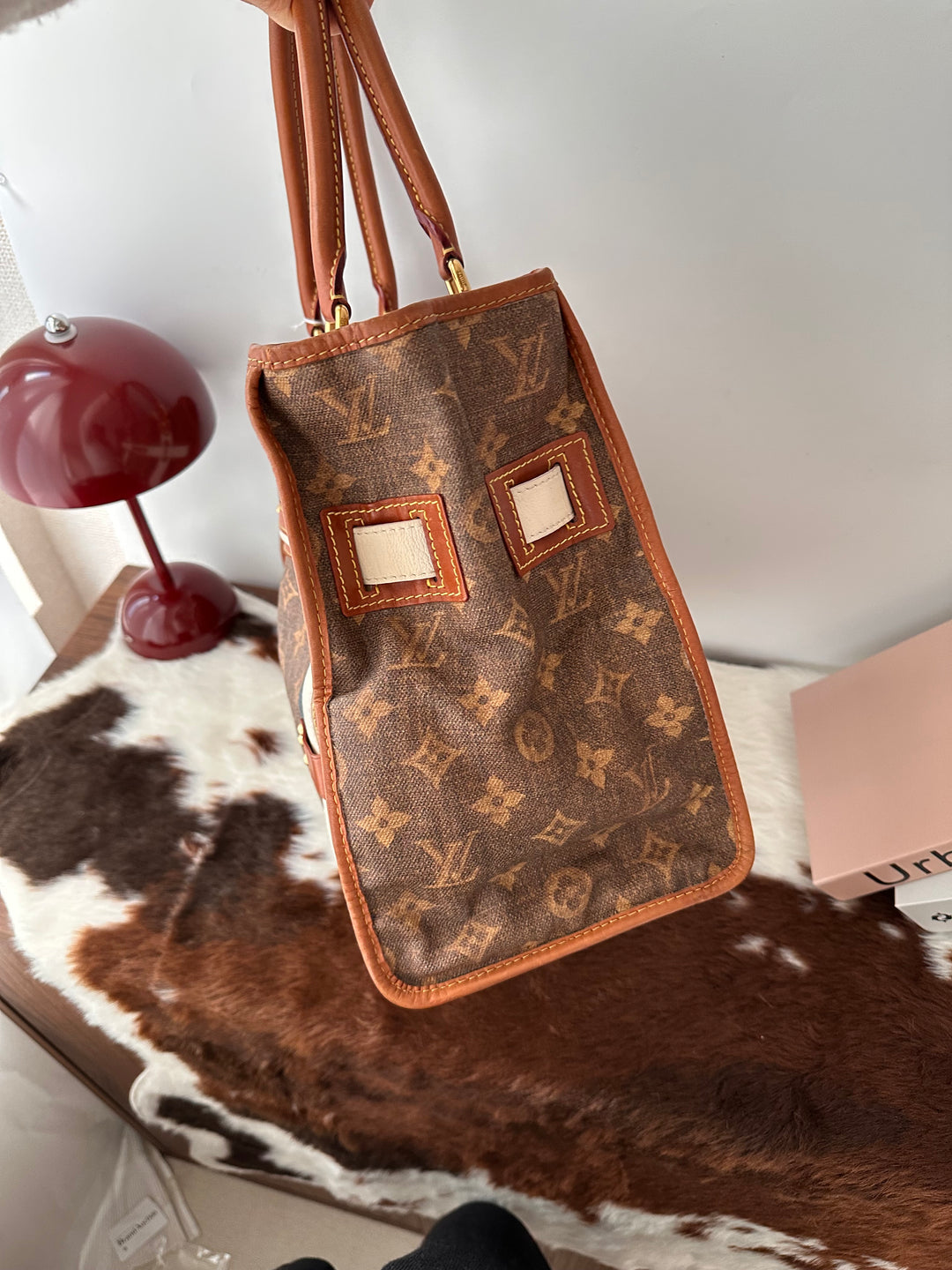 Louis Vuitton Limited Edition Monogram “Birkin” Style Tote Bag