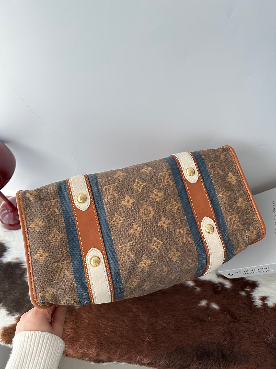 Louis Vuitton Limited Edition Monogram “Birkin” Style Tote Bag