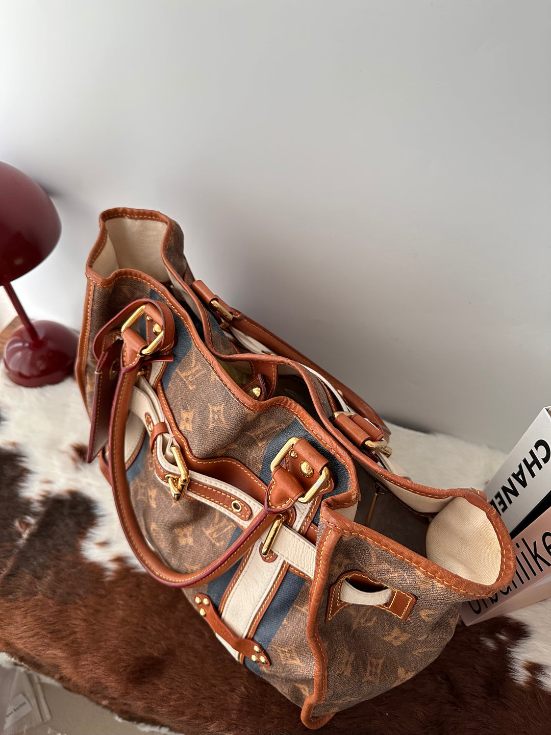 Louis Vuitton Limited Edition Monogram “Birkin” Style Tote Bag