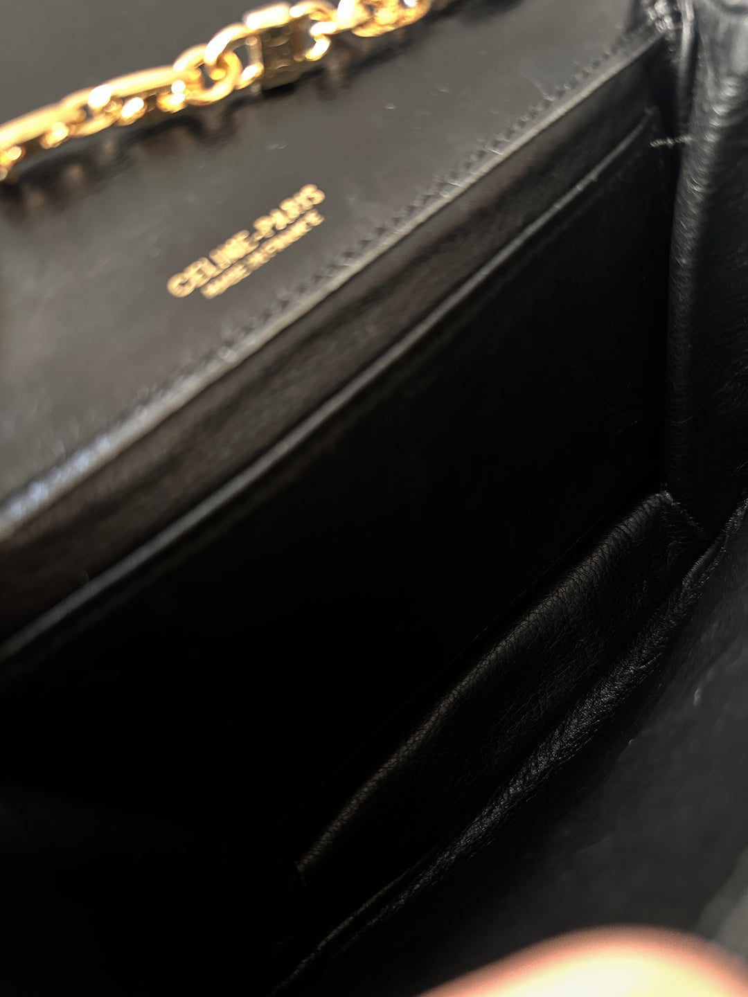 CELINE Planet Series Triomphe Chain Bag – Detachable Orb Chain × 2-in-1 Accessory 🖤