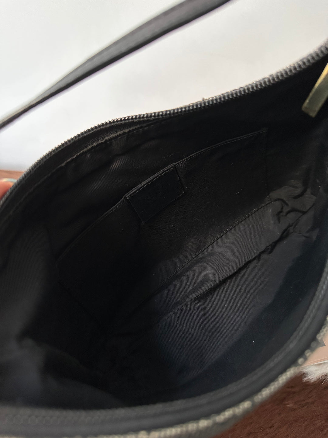 Gucci Denim GG Mini Hobo Bag – Black