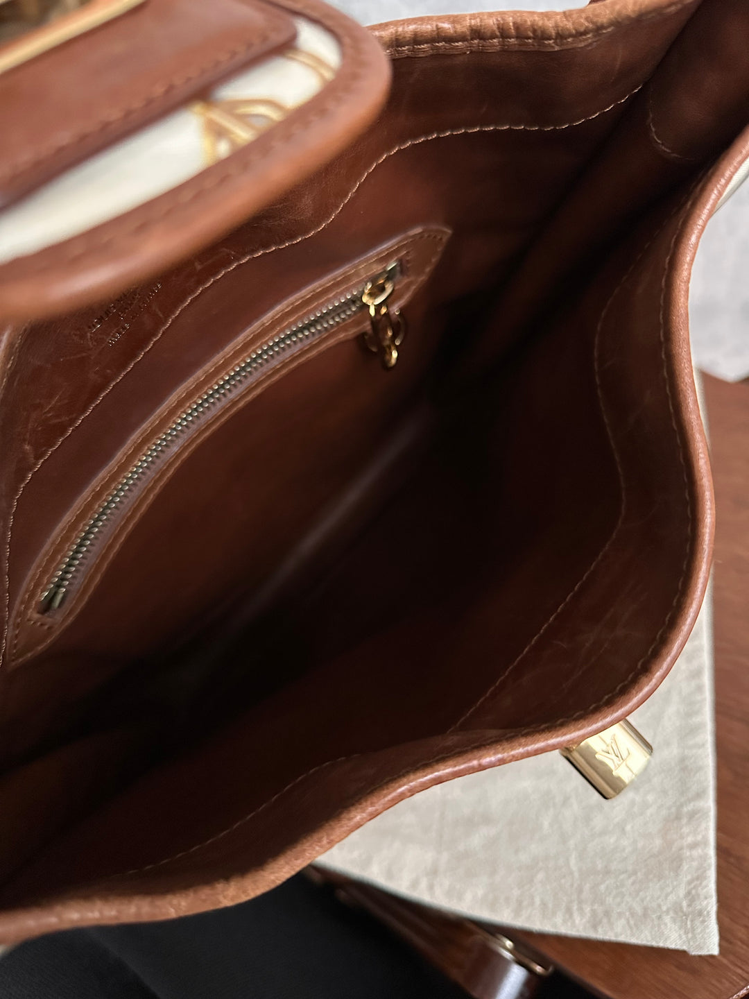 Louis Vuitton Vintage Limited Edition Lock Evelyne Bag