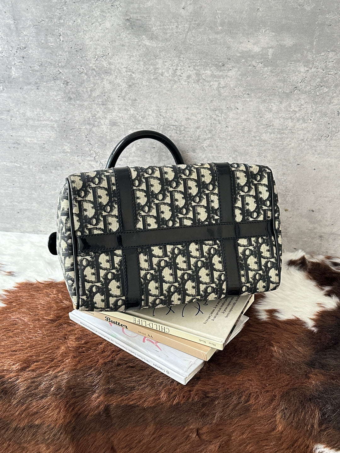 DIOR Monogram Boston 25 Bag 😍｜Black Monogram × Key Lock × Strap-Friendly Style