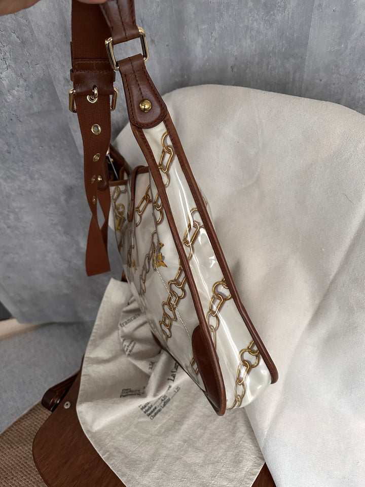 Louis Vuitton Vintage Limited Edition Lock Evelyne Bag