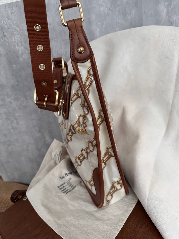 Louis Vuitton Vintage Limited Edition Lock Evelyne Bag