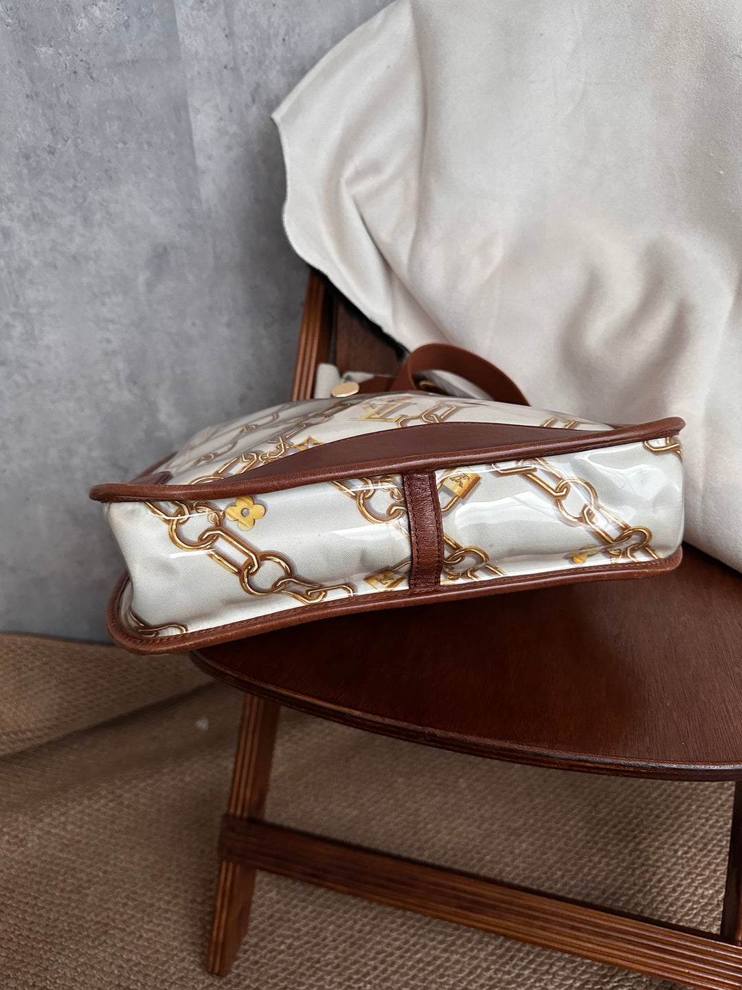 Louis Vuitton Vintage Limited Edition Lock Evelyne Bag