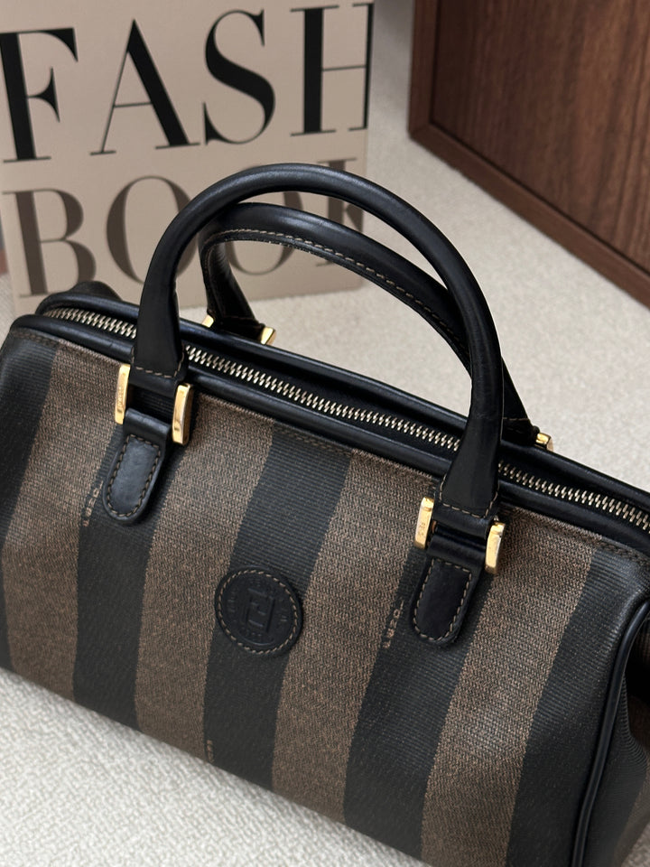 Fendi Small Boston Bag 🤎✨ Durable PVC Classic