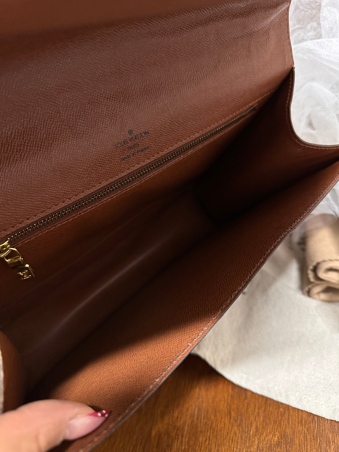 Louis Vuitton Monogram Messenger Bag with Key & Original Strap