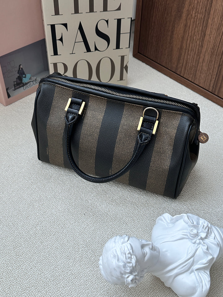 Fendi Small Boston Bag 🤎✨ Durable PVC Classic