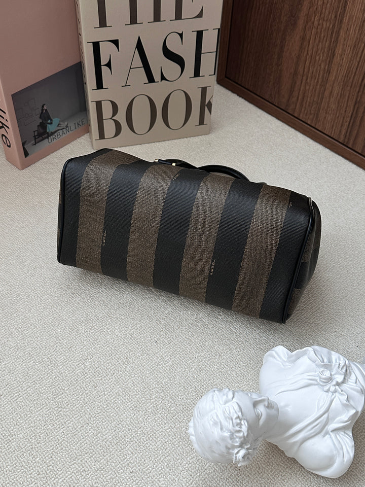 Fendi Small Boston Bag 🤎✨ Durable PVC Classic